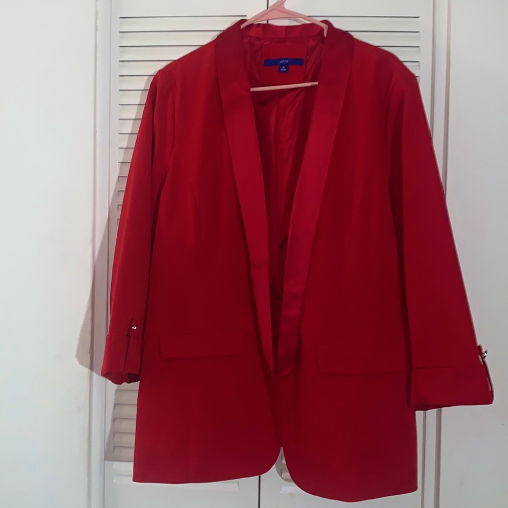 Red Dressy Blazer size XL